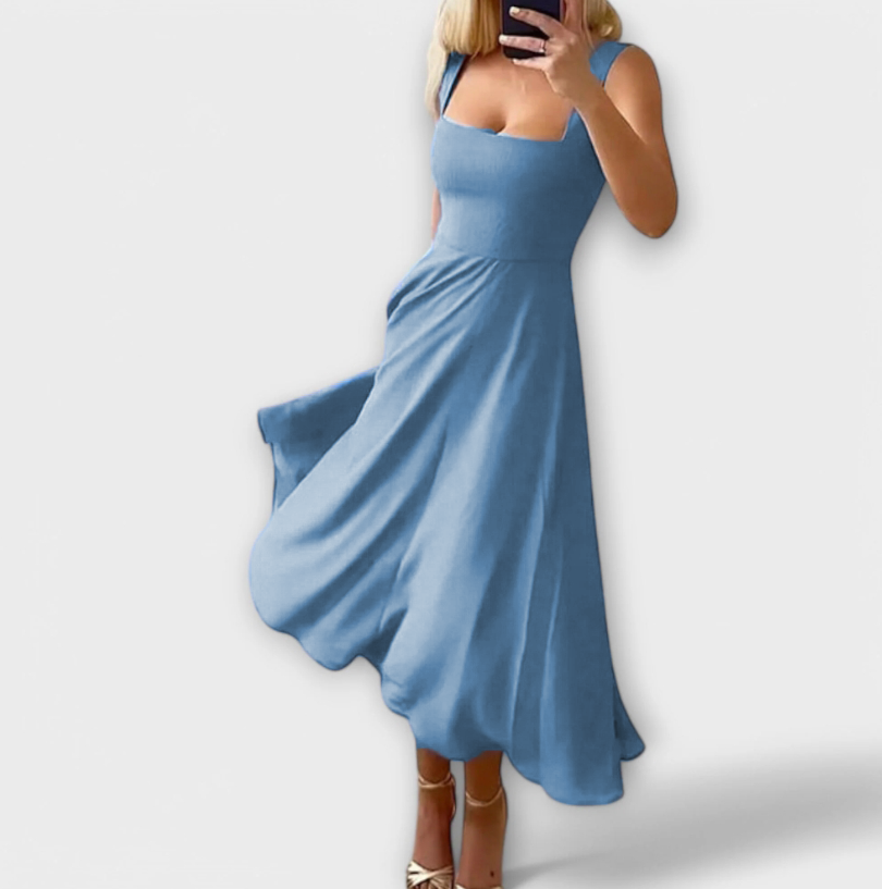 Agáta™ ｜Elegantné bezrukávové šaty