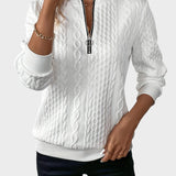 Alena™| Dámsky pletený sveter na zips