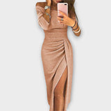 Lena ™ ｜ Elegantna haljina s otkrivenim ramenima