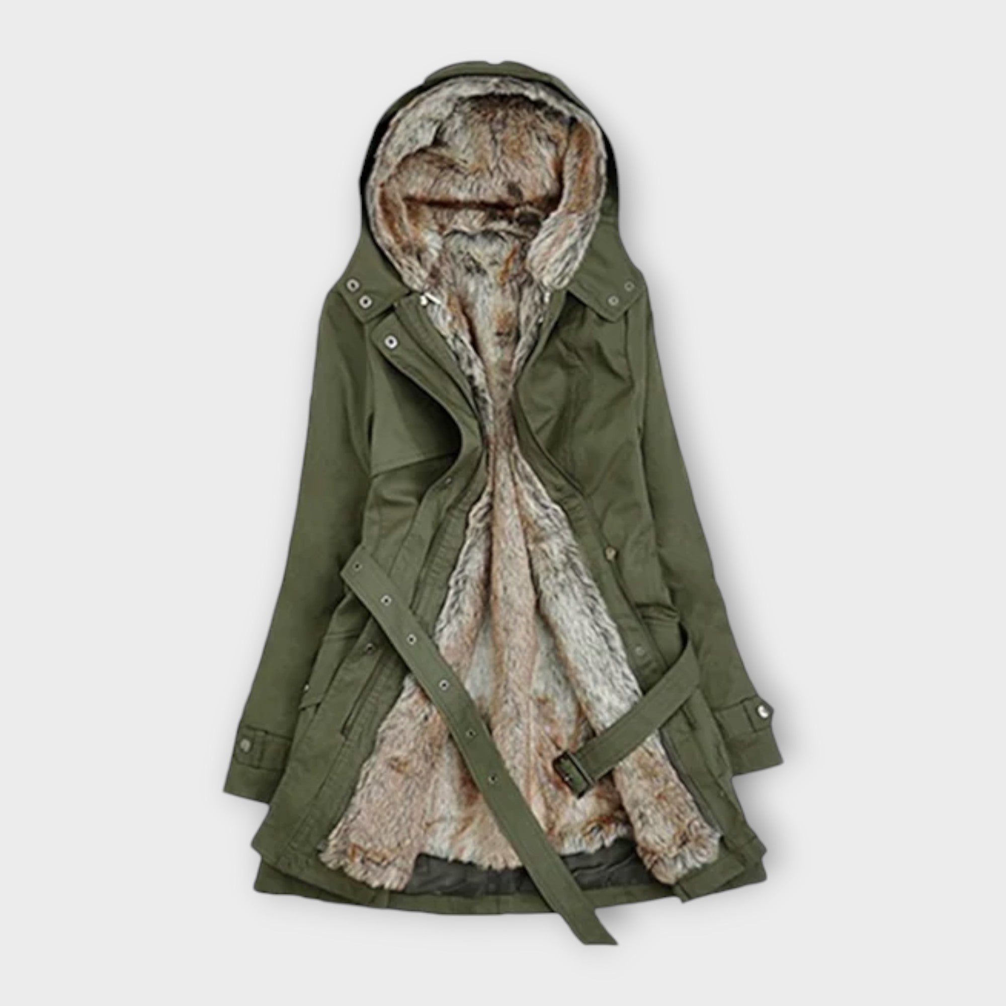 Mikash -™ ｜Plišani kaput s krznom na postavi