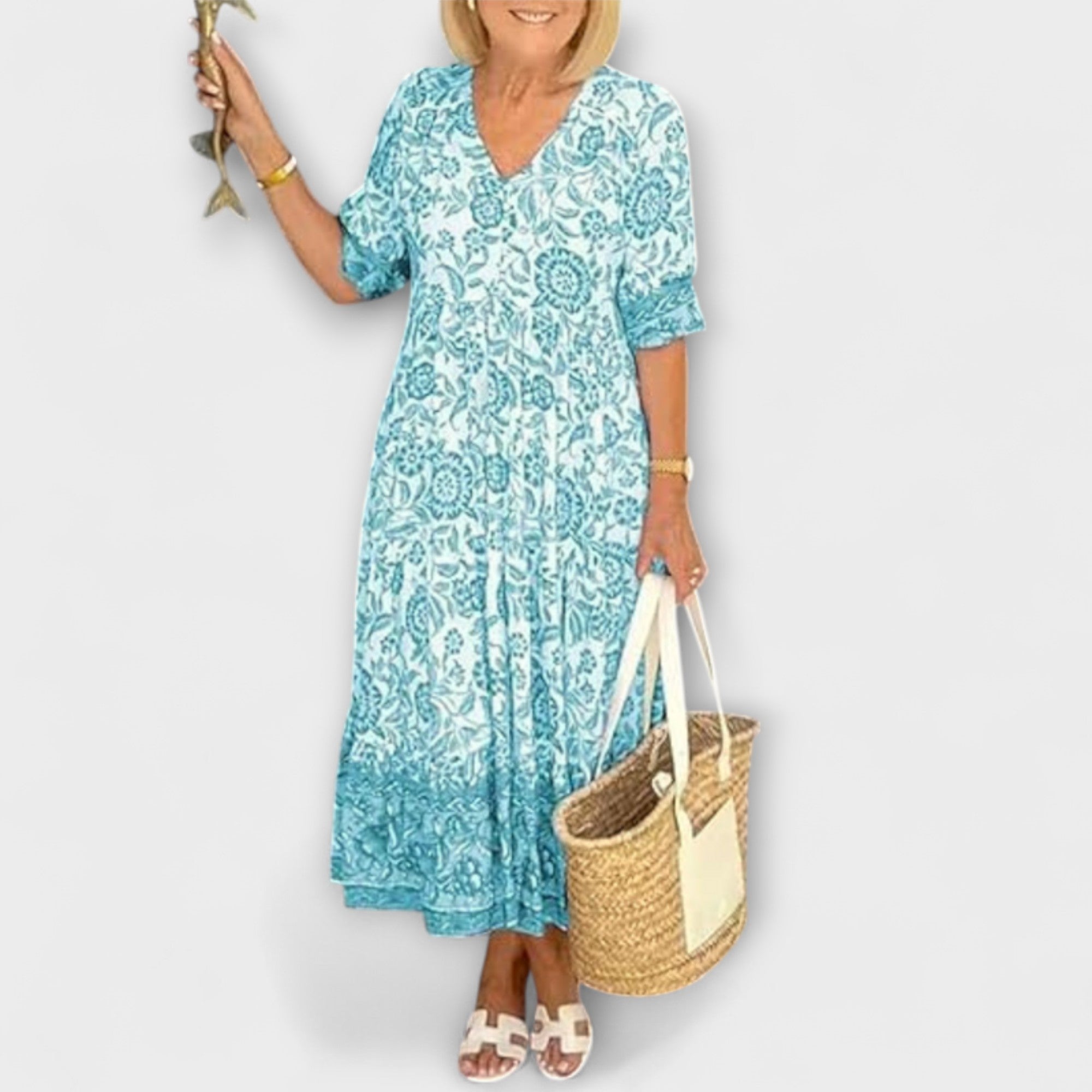 Caitlin ™ ｜ Šarmantna cvjetna haljina s laganim dizajnom