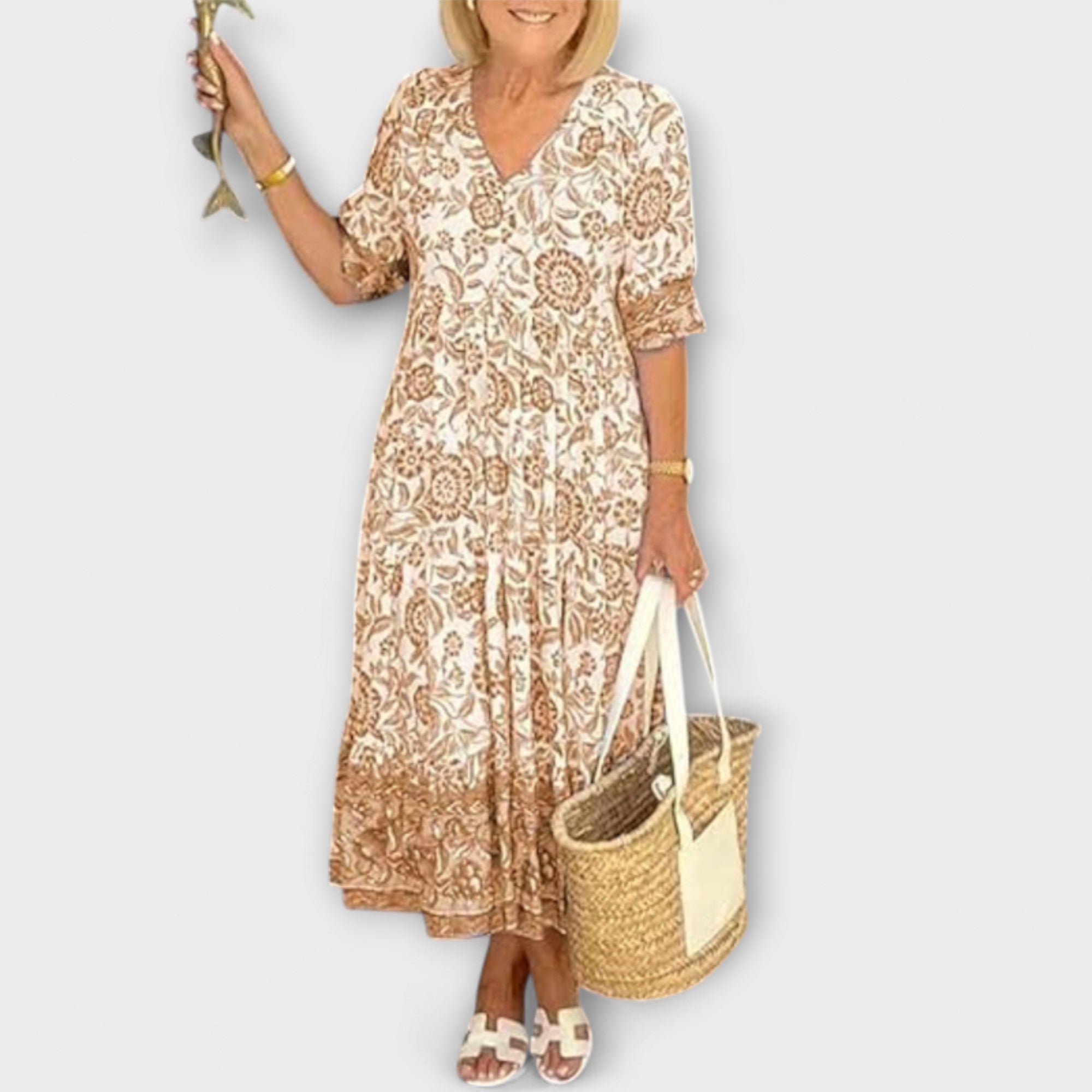 Caitlin ™ ｜ Šarmantna cvjetna haljina s laganim dizajnom