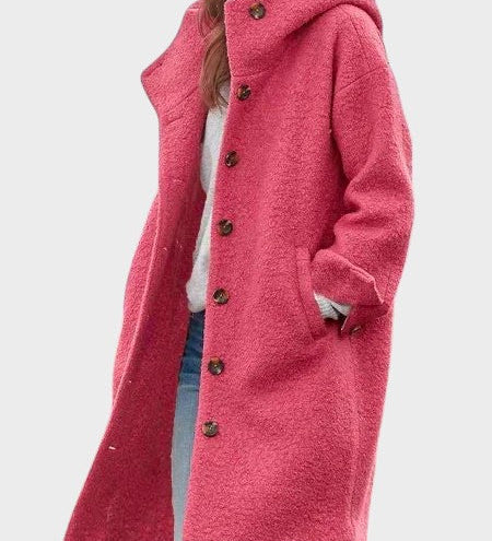 Alena™ ｜Jakna s dugmadima i kapuljačom