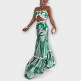 Zella ™ ｜Cassie Ric Rac obrubljeni komplet prstena s halterom