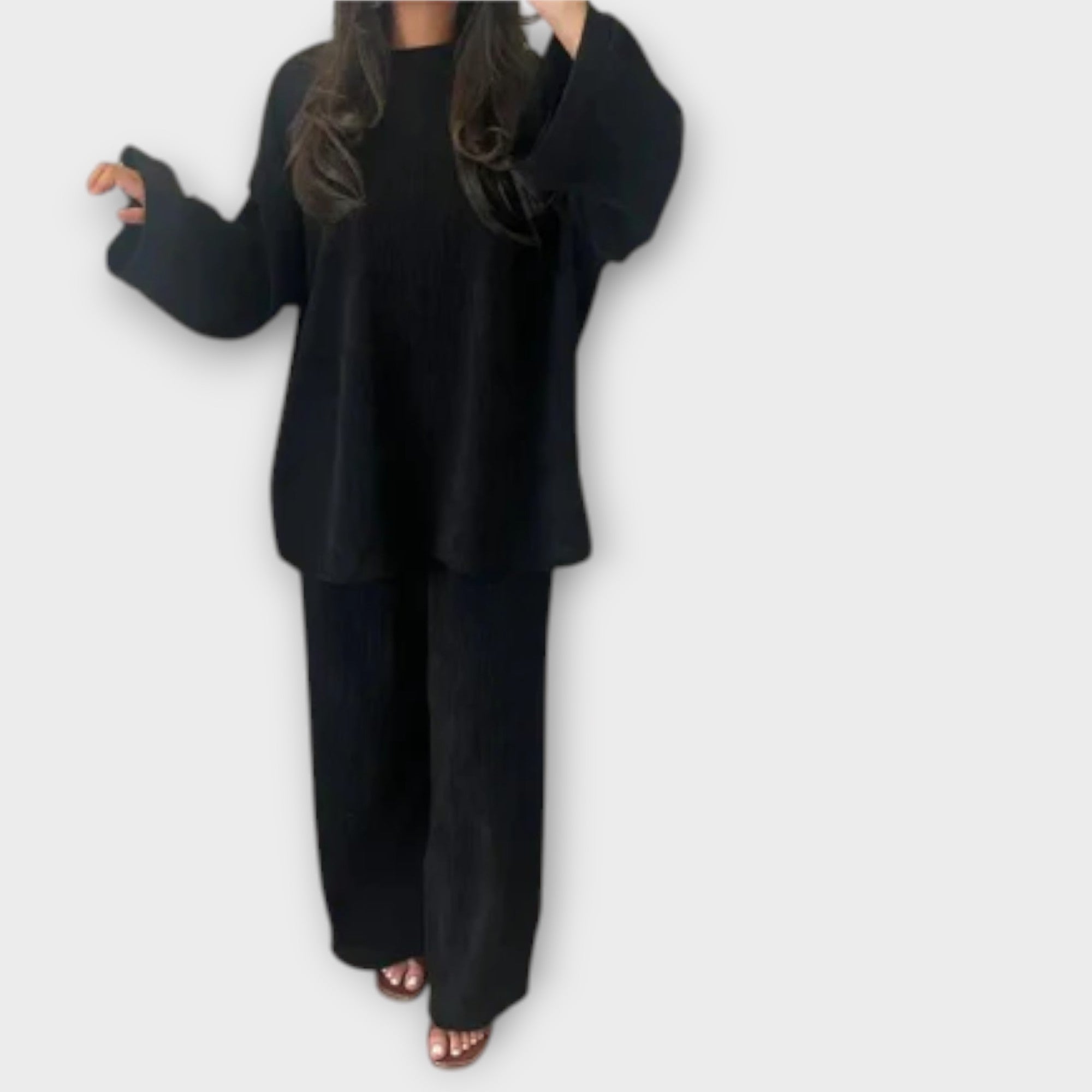 Ingrid ™ ｜Preveliki set - rebrasti stil